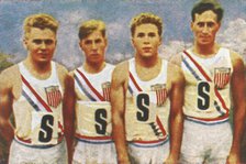 American team, 4 x 100m relay, 1928. Creator: Unknown.
