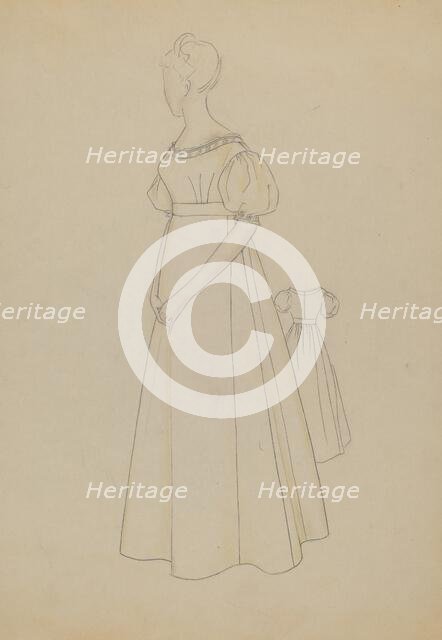 Dress, 1935/1942. Creator: Melita Hofmann.