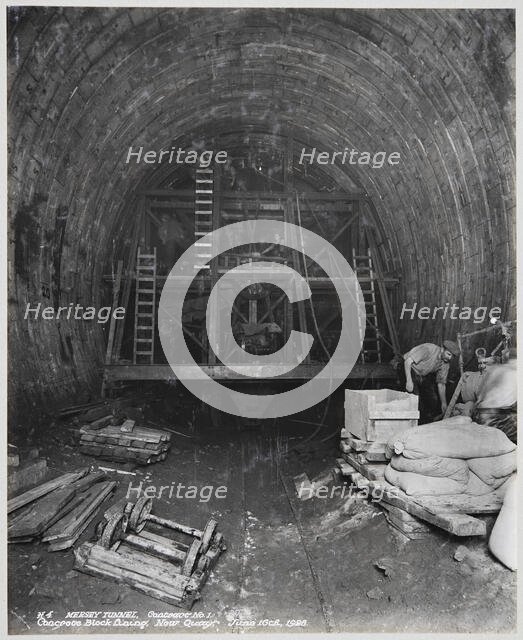 Queensway Tunnel, Liverpool, 1928. Creator: Stewart Bale Limited.