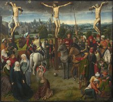 Calvary Triptych, central panel, 1480s. Creator: Memling, Hans, (workshop of)  .