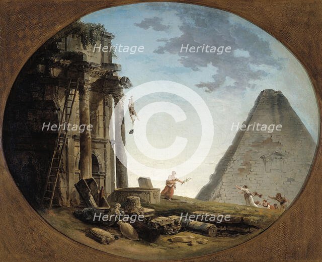 L'Accident, between 1790 - 1804. Creator: Hubert Robert.