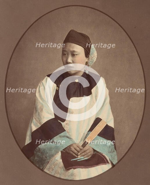 Fille de Lanxchow, 1870s. Creator: Baron Raimund von Stillfried.