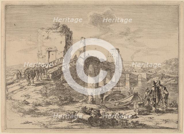 The Ponte Molle. Creator: Jan Dirksz Both.