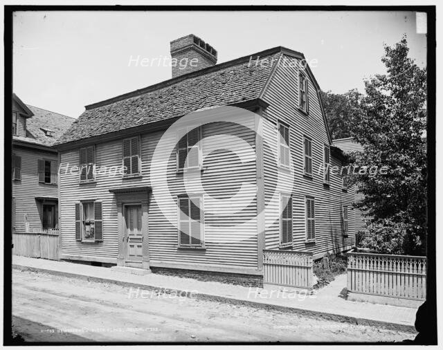 Hawthorne's birth place, Salem, Mass., c1900. Creator: Unknown.