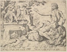 Reuben [Genesis 49:3-4], from the series The Twelve Patriarchs, 1550. Creator: Dirck Volkertsen Coornhert.