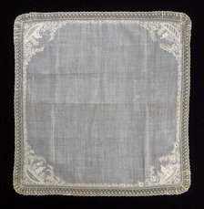 Handkerchief, French, fourth quarter 18th century. Creator: Unknown.
