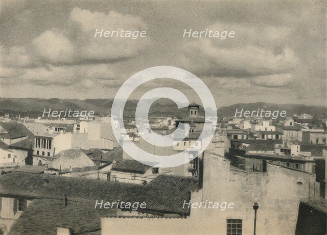 'Roofs of Palma, Majorca', c1927, (1927). Artist: Reginald Belfield.