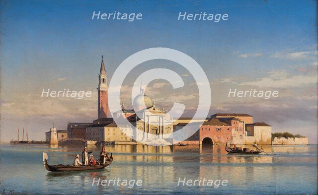 St. Giorgio Maggiore in Venice, n.d., c1860-1890. Creator: Carl Neumann.