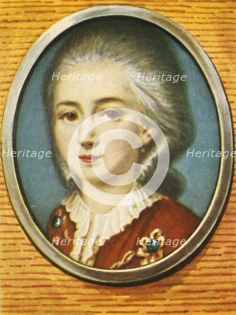 'Wolfgang Amadeus Mozart, (1933).  Creator: Unknown.