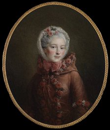 Portrait of Princess Natalya Petrovna Galitzine (1741-1837), 1760. Artist: Drouais, François-Hubert (1727-1775)