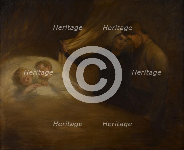 Les Pauvres gens, 1903. Creator: Theophile Alexandre Steinlen.