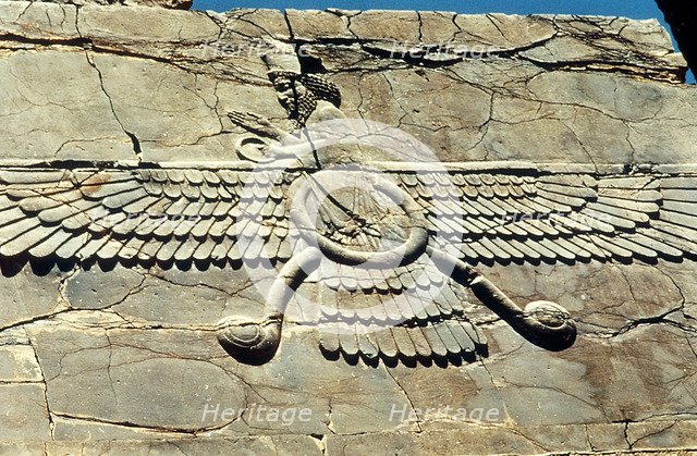 Ahura Mazda, Persepolis, c500 BC. Artist: Anon