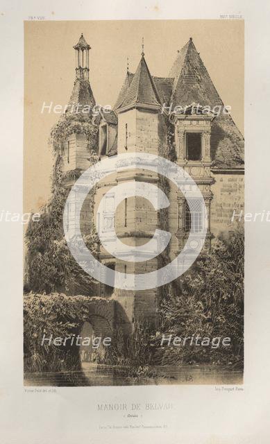 ...Pl. 78, Manoir de Belvau (Corrèze), 1860. Creator: Victor Petit (French, 1817-1874).