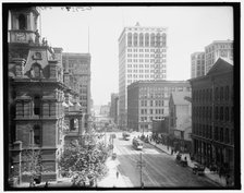 Griswold St., south from Michigan Ave., Detroit, Mich., between 1900 and 1920. Creator: Unknown.