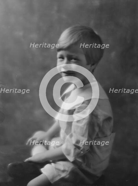 Son of Mrs. Adrian Iselin 2nd, portrait photograph, 1918 Jan. 30. Creator: Arnold Genthe.