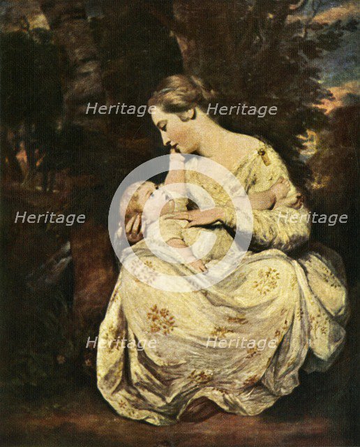 'Mrs. Hoare and Child', 1763-1764, (c1912). Artist: Sir Joshua Reynolds.