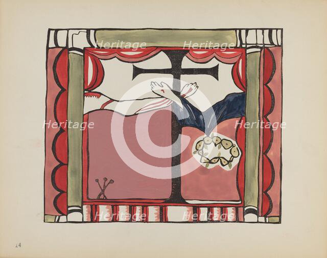 Plate 14: Main Altarpiece, Chimayo: From Portfolio "Spanish Colonial Designs of New Mexico", 1935/19 Creator: Unknown.