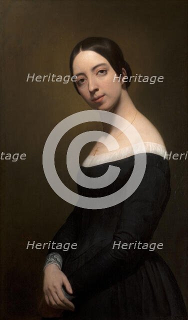 Portrait of Pauline Viardot, 1840. Creator: Ary Scheffer.