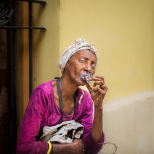 A Smoking Woman. Creator: Dorte Verner.