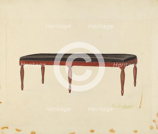 Window Seat, 1936. Creator: Frank Wenger.