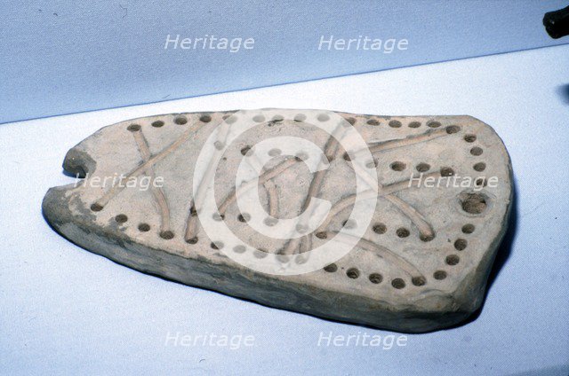 Game of 58 Holes, Gaming board, 1000 BC. Artist: Unknown.