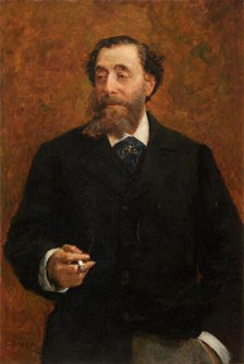 Portrait of Angelo Levi, 1886. Creator: Favretto; Giacomo (1849-1887).