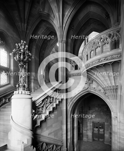 John Rylands Library, Deansgate, Manchester, 1900. Artist: Henry Bedford Lemere.