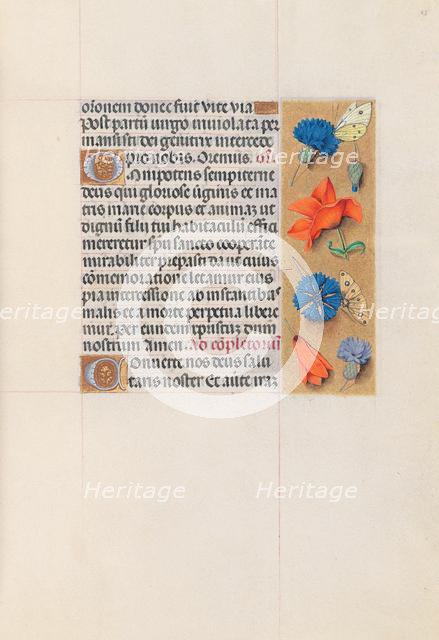 Hours of Queen Isabella the Catholic, Queen of Spain: Fol. 85r, c. 1500. Creator: Master of the First Prayerbook of Maximillian (Flemish, c. 1444-1519); Associates, and.