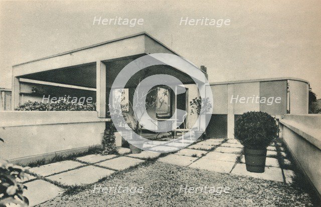 'Roof Garden of a Private House at Auteuil. Architects, Le Corbusier and Pierre Jeanneret', 1928. Artists: Pierre Jeanneret, Le Corbusier, Unknown.