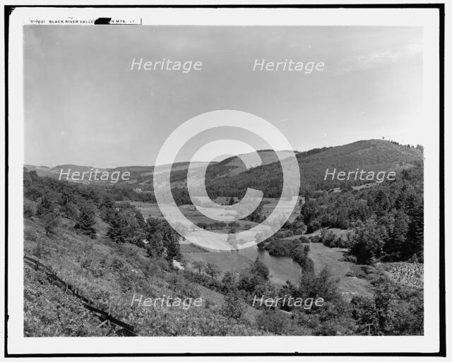 Black River Valley, Green Mts., Vt., between 1900 and 1906. Creator: Unknown.
