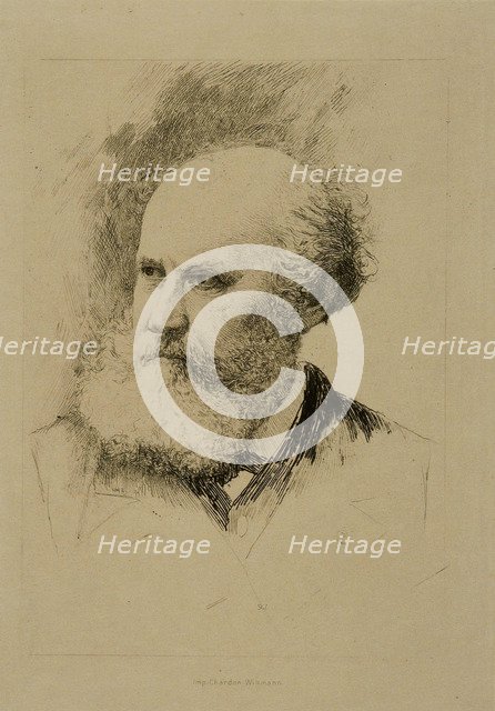 Portrait of the composer Charles Gounod (1818-1893).