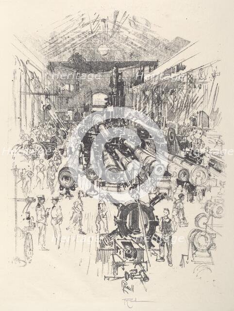 The Gun Factory, 1917. Creator: Joseph Pennell.