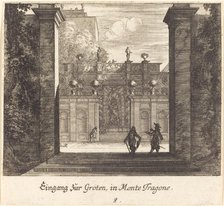 Grotto, Monta Tragone, 1681. Creator: Melchior Küsel.