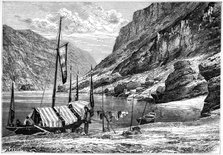 The Upper Yangtse-Kiang, China, 1895.Artist: Weber