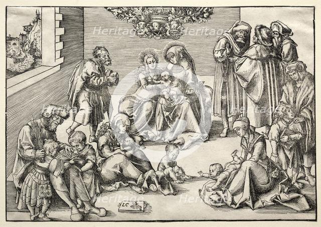 The Holy Family and Kindred. Creator: Lucas Cranach (German, 1472-1553).