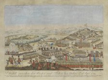 Incident between the Russian and Ottoman armies at Galati on April 20, 1789, 1789. Creator: Loeschenkohl, Johann Hieronymus (1753-1807).