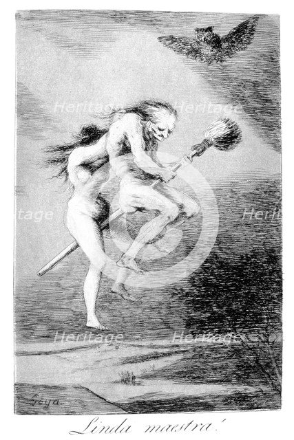 'Pretty teacher!', 1799. Artist: Francisco Goya