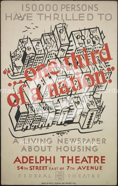 One Third of a Nation, Philadelphia, 1938. Creator: Unknown.