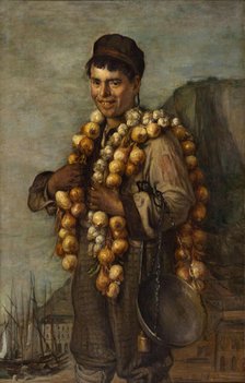 The onion merchant of the Riviera, c1898. Creator: Marcellin-Gilbert Desboutin.