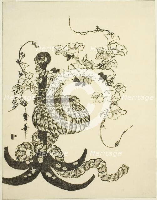 An Arrangement of Morning Glories (Asagao), Japan, c. 1796. Creator: Kitagawa Utamaro.