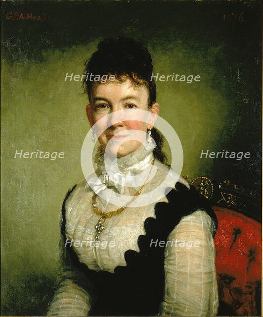 Mrs. Albert J. Myer (Catherine Walden), 1876. Creator: George Peter Alexander Healy.