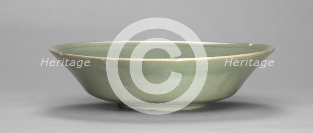 Flat Bowl, 1100s-1200s. Creator: Unknown.