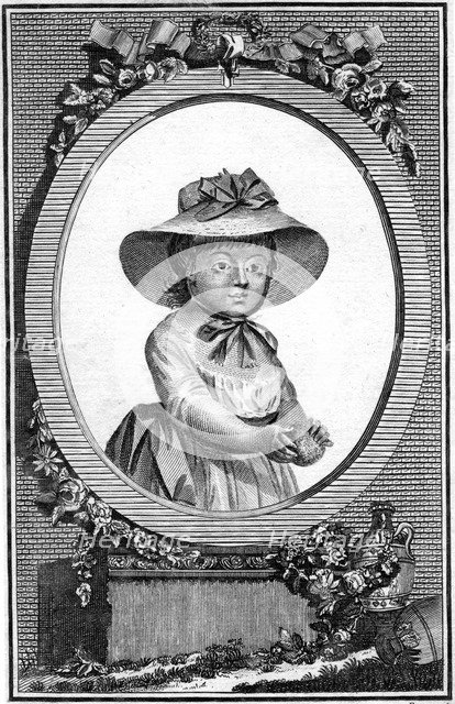 Princess Amelia, 6th daughter of George III.Artist: Page