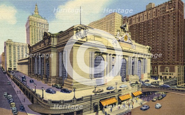 Grand Central Terminal, New York City, New York, USA, 1951. Artist: Unknown