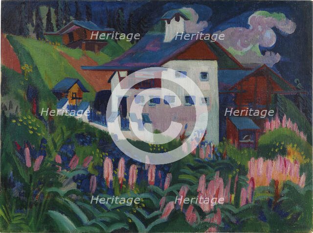 Our house, 1918-1922. Creator: Kirchner, Ernst Ludwig (1880-1938).