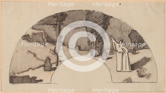 Study for an Archway, 1890/1897. Creator: Charles Sprague Pearce.