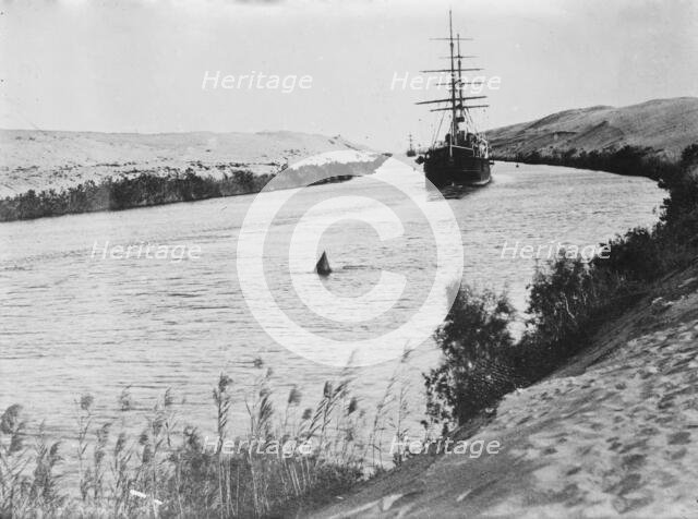 Suez Canal, between c1910 and c1915. Creator: Bain News Service.