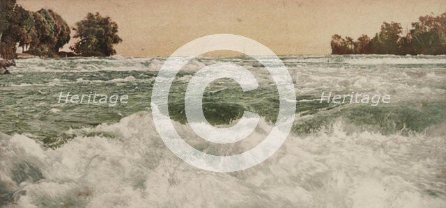 The Rapids above the Falls, Niagara, ca 1900. Creator: Unknown.