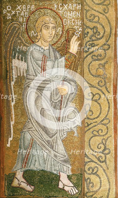 The Annunciation. Artist: Byzantine Master  