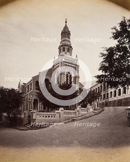 Hong Kong: the Union Chapel, c1873. Creator: William Pryor Floyd.